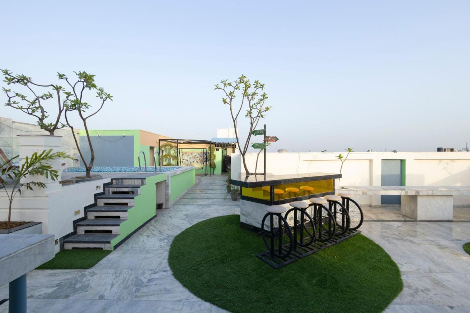 Hotel Sahibs Lighthouse - Swimming Pool Agra (Uttar Pradesh) Exterior foto
